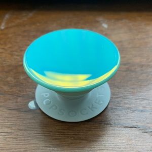 Sea Foam Green Chrome Pop Socket